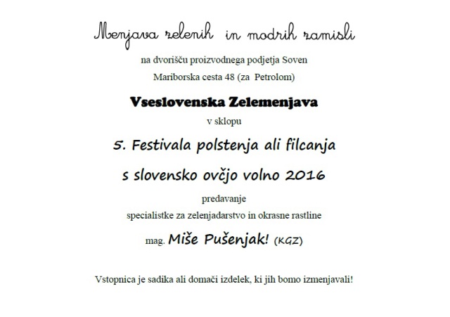 vseslovenska zelemenjava 2016 vabila 2